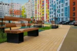Тротуарная плитка Прямоугольник, Песочный, 40 мм — изображение 4