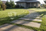 Тротуарная плитка Сити 900 х 400, Color Mix Миндаль, 80 мм
