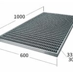 Прессованный настил P 33х11/30х2 Zn 1000х600 мм