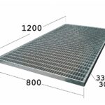 Прессованный настил P 33х11/30х2 Zn 800х1200 мм