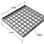 Сварной настил SP 34х38/30х2 Zn 1200х1000 мм